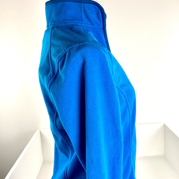 Lands’ End | Intense Blue Fleece Pullover XS NWOT - Picture 4 of 10